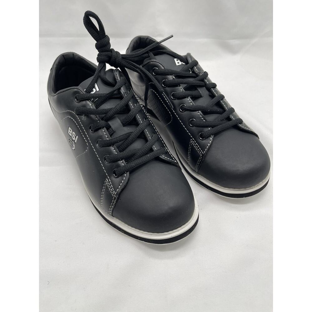 BSI Men's Classic Black Bowling Shoes SZ 7 1/2 NWOT